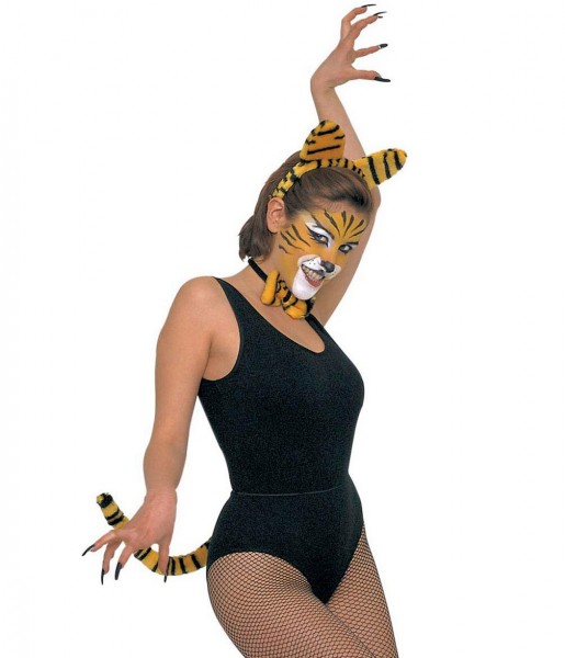 3-teiliges Leonis Tiger Kostüm Set