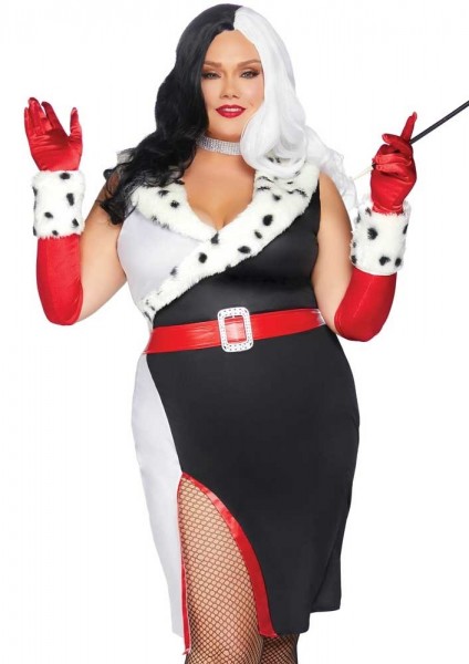 Dalmatian Lady Plussize ladies costume