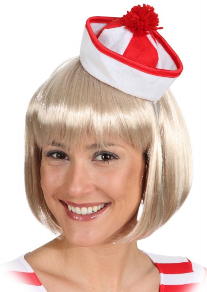 Headband with mini sailor hat