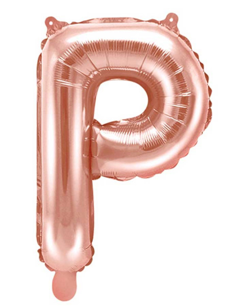 Folienballon P roségold 35cm