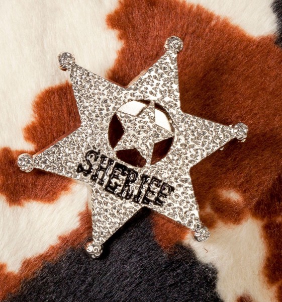Vilda västern Sheriff Star