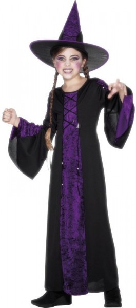 Little Purple Witch Kids Costume