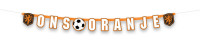 Guirlande Ons Oranje pour fan hollandais 1.6m