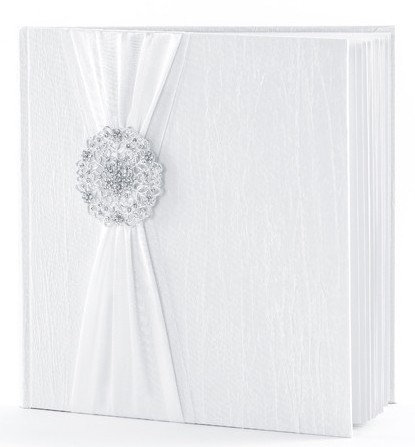 Guest book with ornament rosette 20.5cm