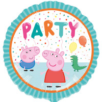 Aperçu: Ballon en aluminium Peppa Pig Party 45cm