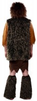 Preview: Long stone age fur vest for adults