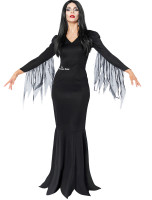 Vista previa: Disfraz de familia de Morticia Addams para mujer