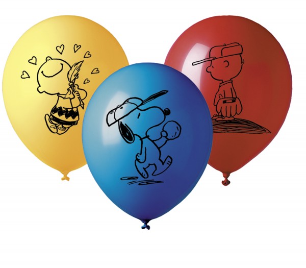 Confezione da 5 Peanuts Latex Balloon Kids Birthday 30cm