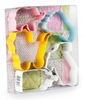 Oversigt: 5 Sweet Baby World cookie cutters