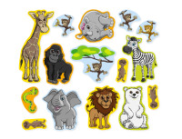 Party at the Zoo XL scatter decoration 45 pieces