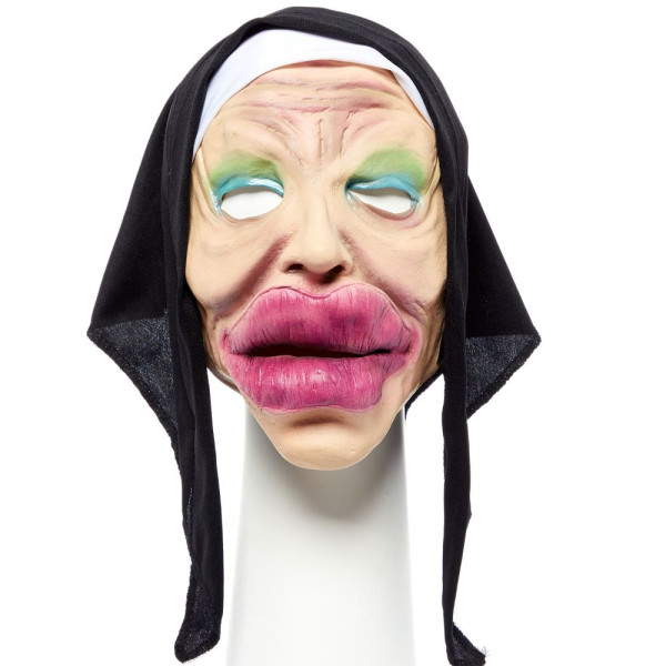 Duckface Nonnen Maske für Erwachsene