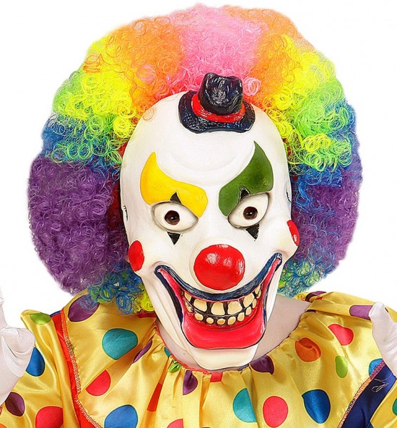 Killer Clown Paul Latexmask för barn