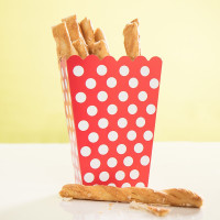 Snackbox Lucy Red Dotted 8 stuks