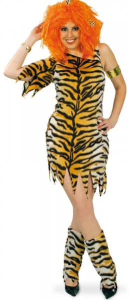 Sexy Tiger Lady dames kostuum