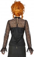 Voorvertoning: Victoriaanse kanten blouse zwart