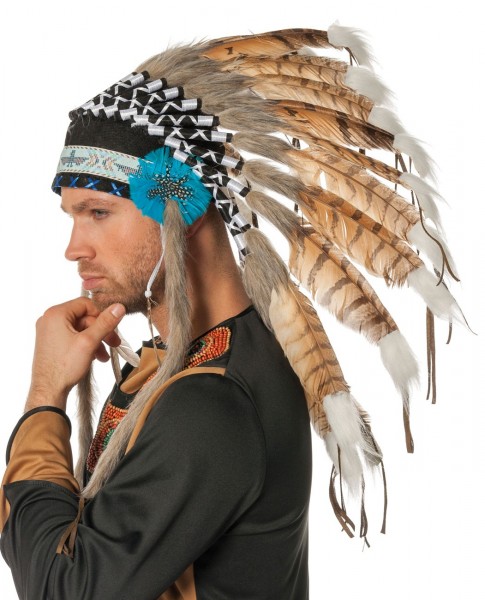 Mighty feather headdress for men