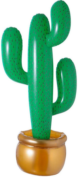 Oppustelig kaktus dekoration 90cm