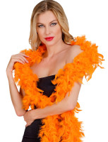 Preview: Feather boa orange deluxe 80g