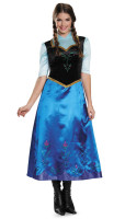 Frozen Anna Kostüm für Damen blau