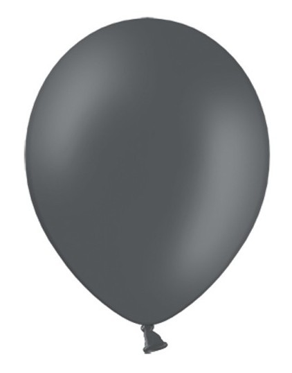 100 antracitballoner 25 cm
