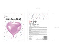 Vorschau: Herzilein Folienballon rosa 61cm