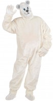 Preview: Polar bear plush costume