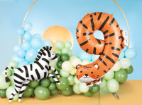 Preview: Animal world number 9 foil balloon 87cm