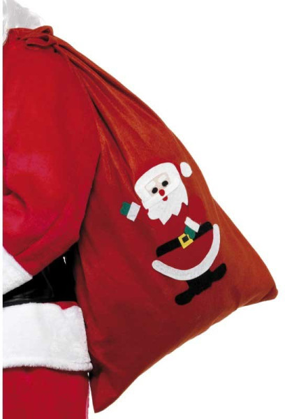 Red Santa Claus gift bag 90x60cm