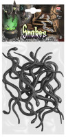 Preview: 12 Rubber Snake Decorations 12.5cm