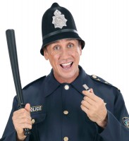Widok: Brytyjski kapelusz policyjny w kolorze czarnym