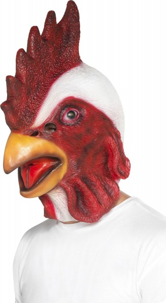 Pełna maska z głową kurczaka