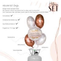 Vorschau: Alles Liebe Ballonbouquet-Set mit Heliumbehälter