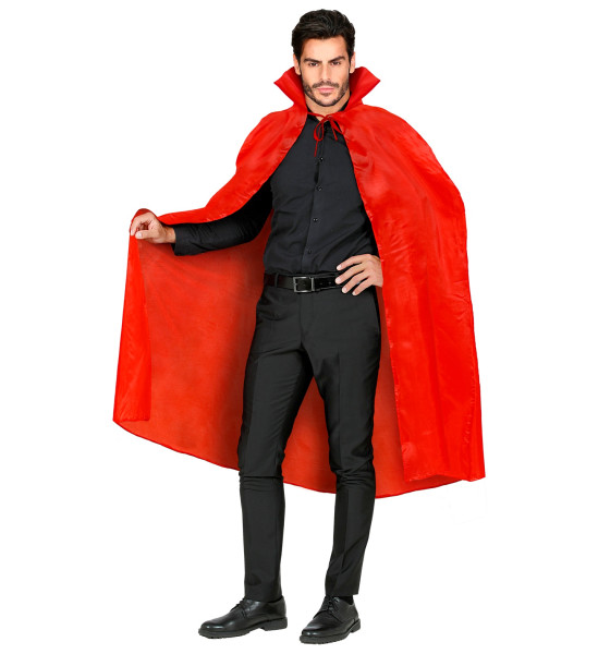 Halloween cape duivel in rood 130cm 3