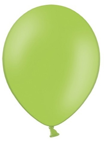10 ballons étoiles vert pomme 27cm