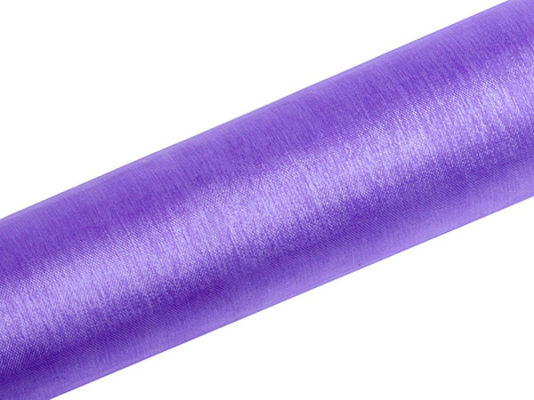 Tissu Organza Julie violet 9m x 16cm