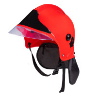 Preview: Firefighter helmet for adults red