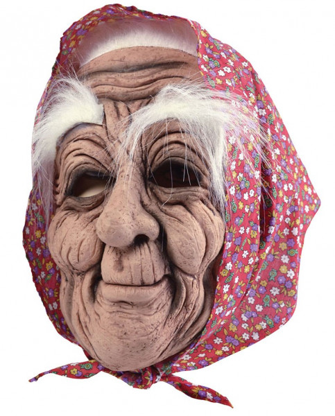 Alte Oma Maske Mit Kopftuch