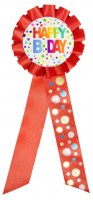 Compleanno Button Rainbow