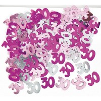 Aperçu: 30ème anniversaire rose paillettes décoration merveille
