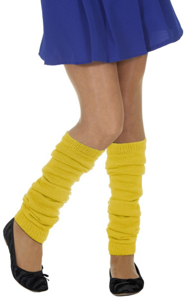 Leg warmers yellow