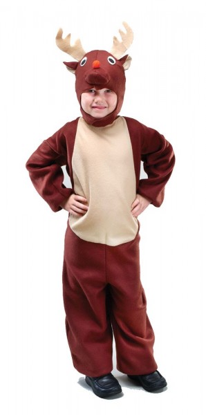 Piccolo costume da bambina Rudolph per bambini