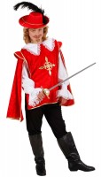 Oversigt: Musketeer Alexandre dreng kostume