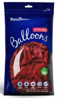 Förhandsgranskning: 100 transparenta partystjärnballonger röda 27cm