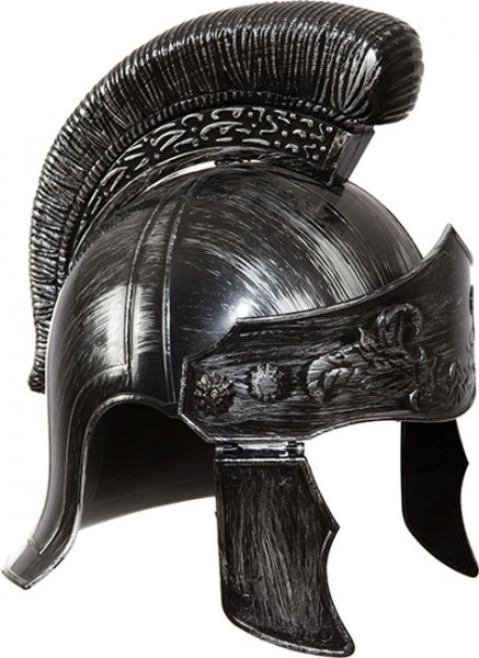 Silberner Gladiatoren Helm