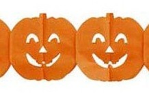 Happy pumpkin Ghirlanda di Halloween 300cm