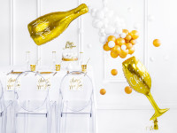Vista previa: Globo foil VIP New Year Champagner 32 x 82 cm