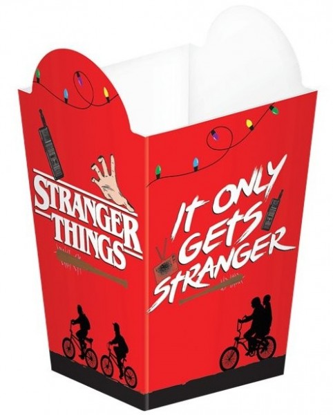 8 Stranger Things popcorn bags 14cm