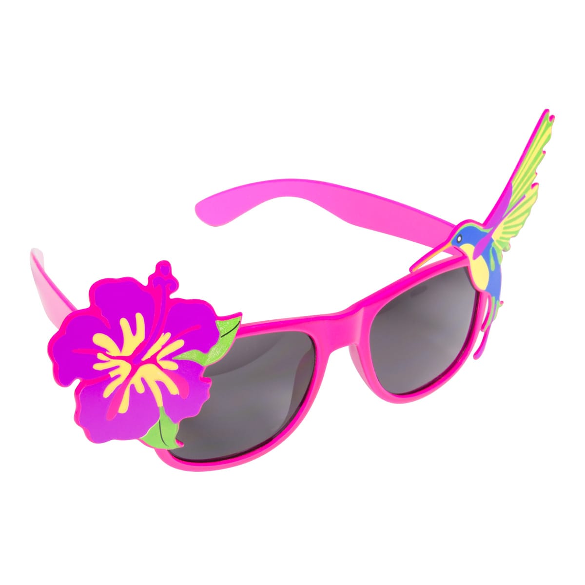 lila Paradiesvogel Partybrille