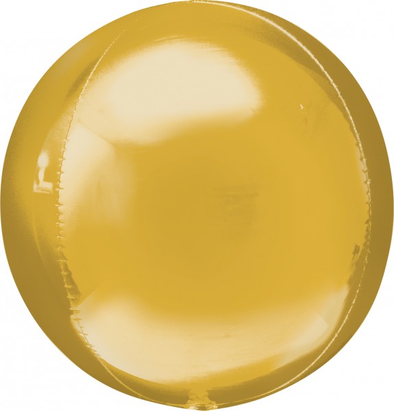 Orbz folieballon goud 38 x 40cm