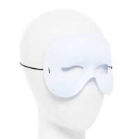Widok: Klasyczna biała maska na oczy